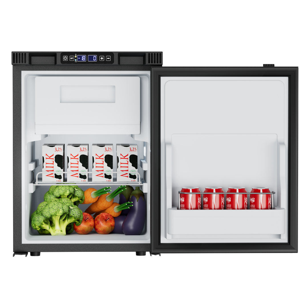 VanCool 50L DCR – Kompresorová lednice 12/24 V (52x38x51 cm)