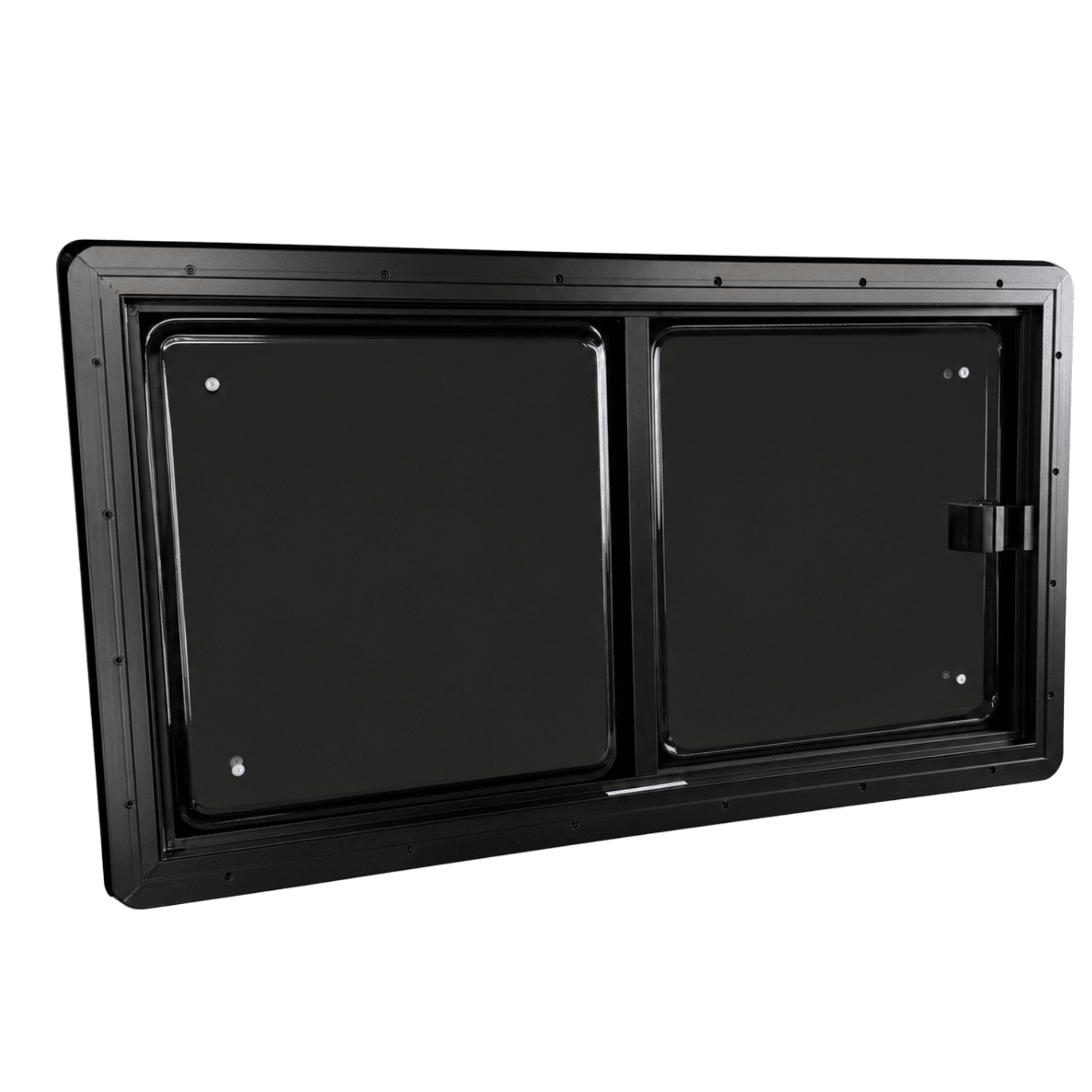 Baie coulissante SQUARE SLIDE - avec store et moustiquaire - Vanlife-Store