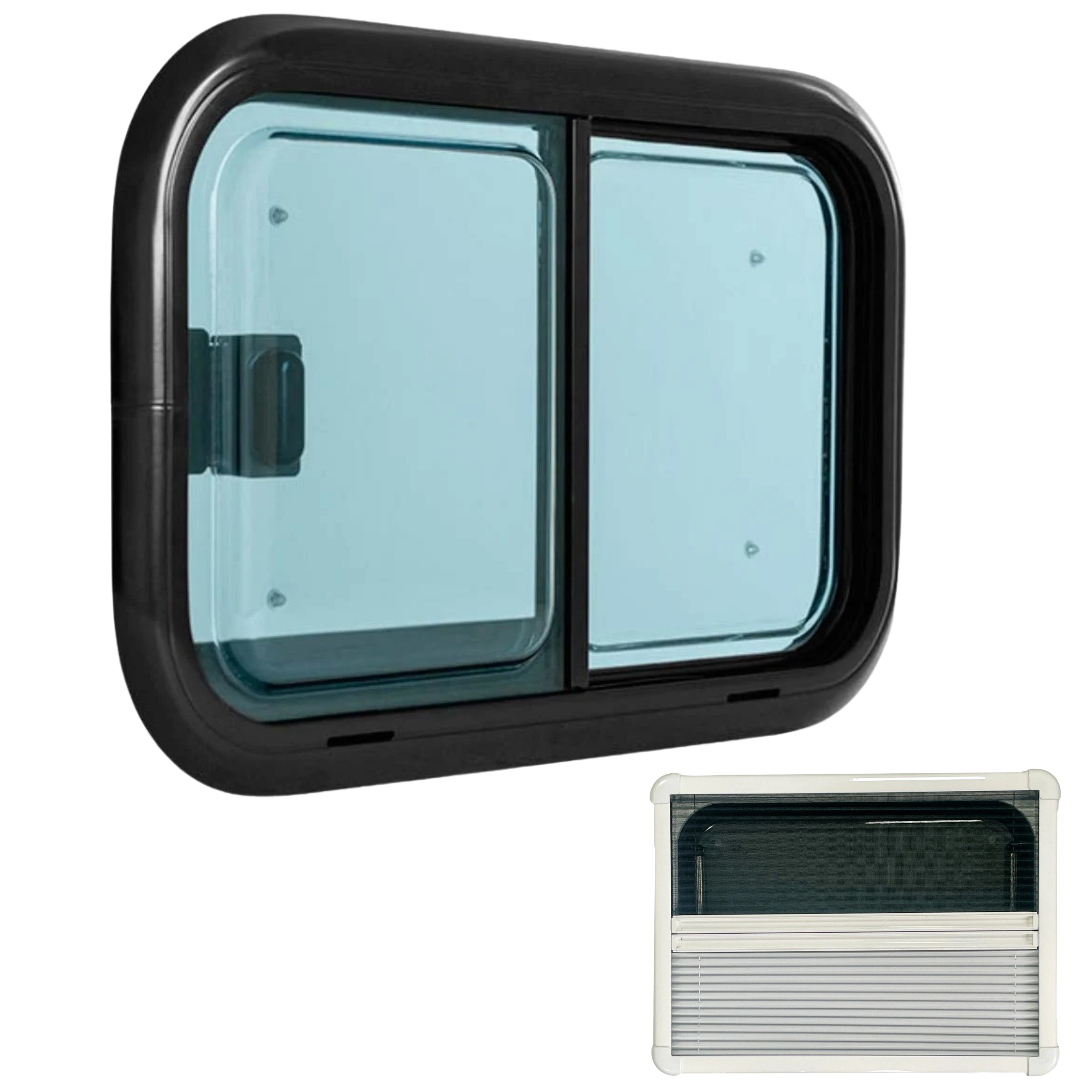 Baie coulissante SLIDE LIGHT - avec store et moustiquaire