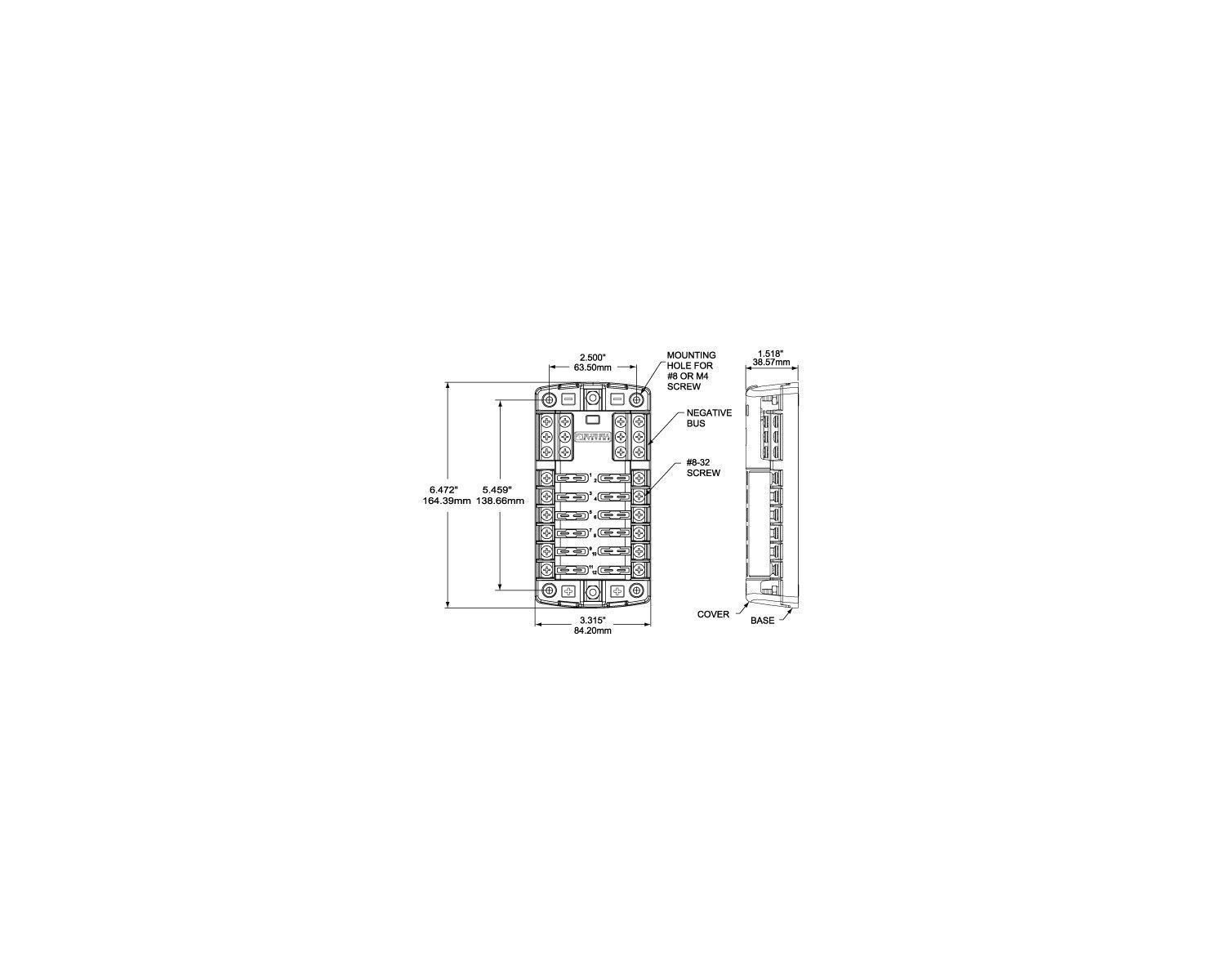 Boitier de distribution 12/24V DC (12 emplacements) - Vanlife - Store