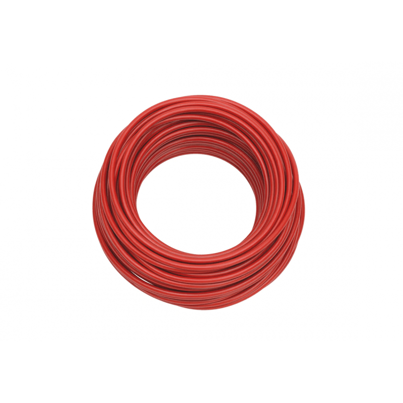 Câble souple H07V - K 6mm ROUGE Couronne 100m - Vanlife - Store