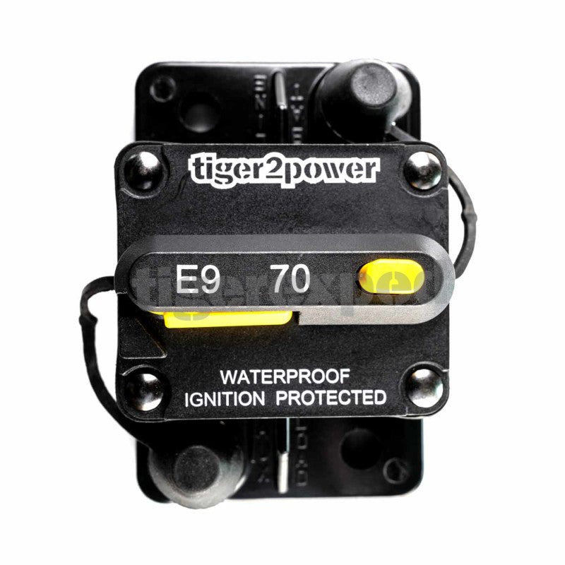 Disjoncteur automatique avec interrupteur de réarmement M6 (1/4") 70A - Vanlife - Store