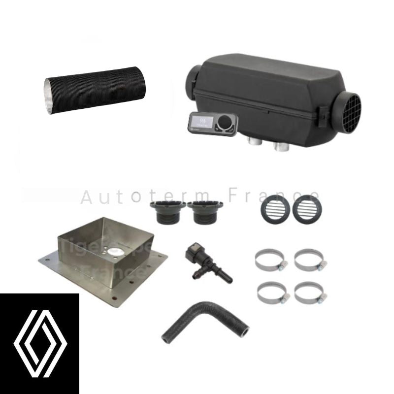 Kit chauffage Renault Trafic - montage intérieur - Vanlife - Store