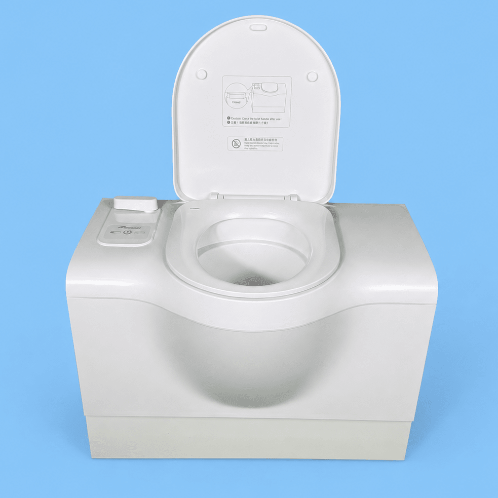 Toilettes-cassette pour camping car - avec chasse 12V - W5001 - Vanlife-Store