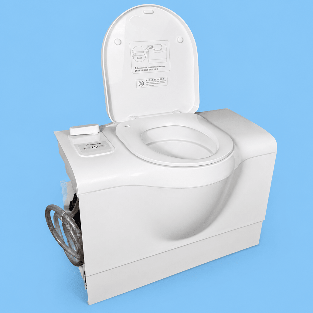 Toilettes-cassette pour camping car - avec chasse 12V - W5001 - Vanlife-Store