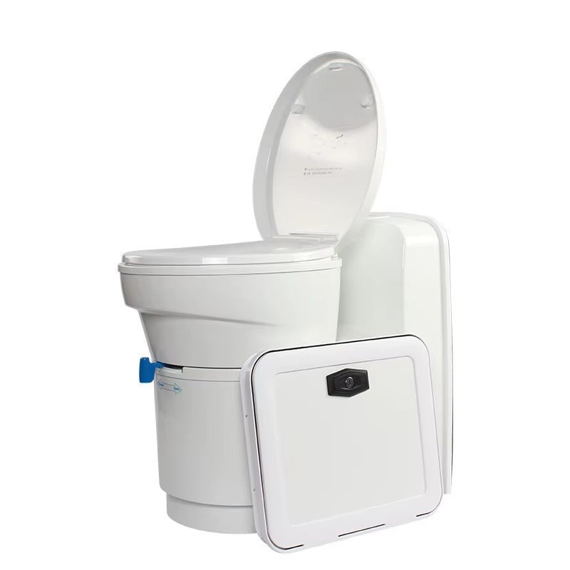 Toilettes - cassette rotatives pour Camping car avec chasse 12V - Vanlife - Store