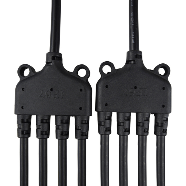 4 to 1 Solar Y Branch Connectors MFFFF + FMMMM Pair - Vanlife - Store