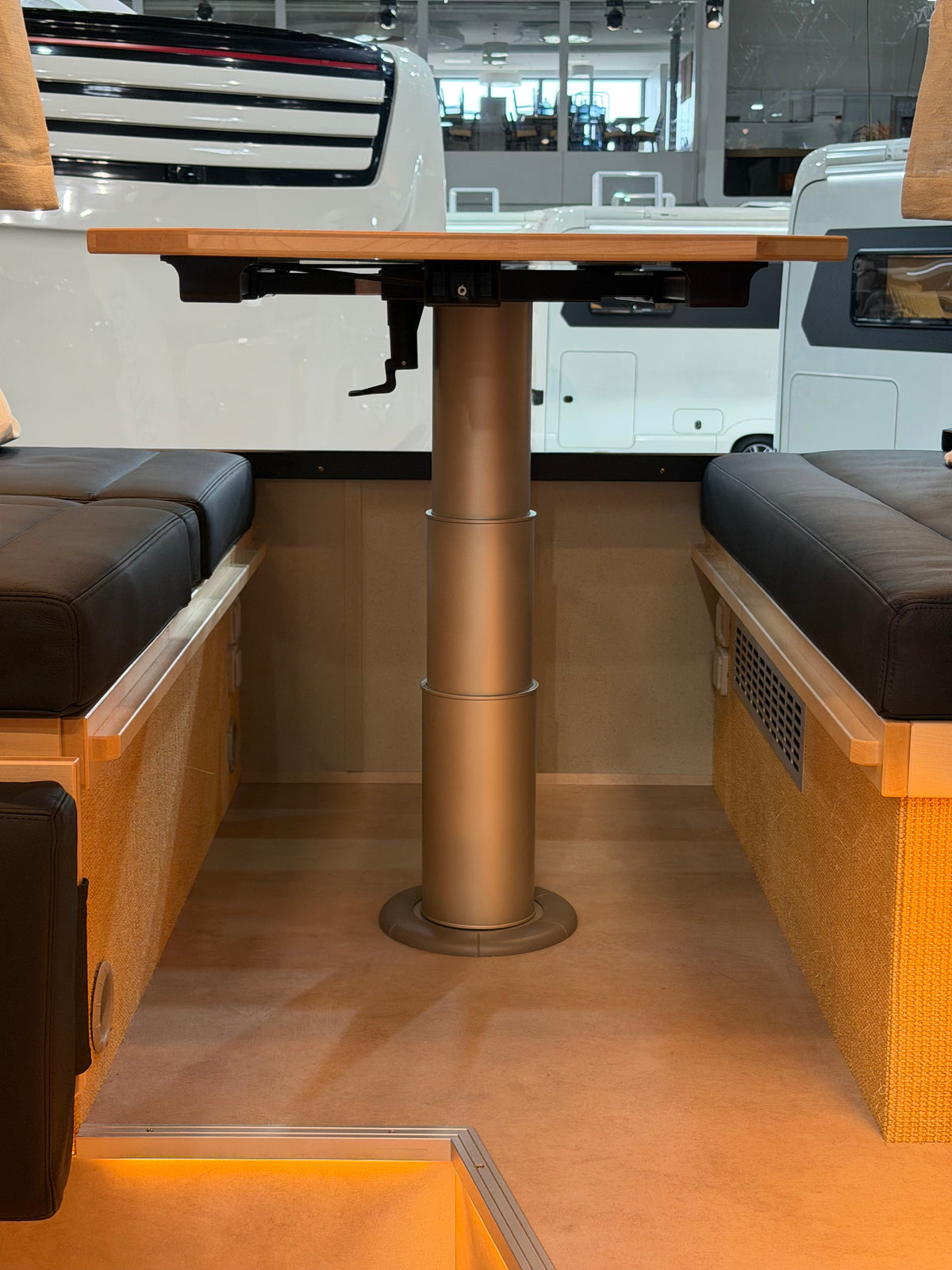 Pied de table télescopique (37-74cm) - Pour camping-car et van aménagé