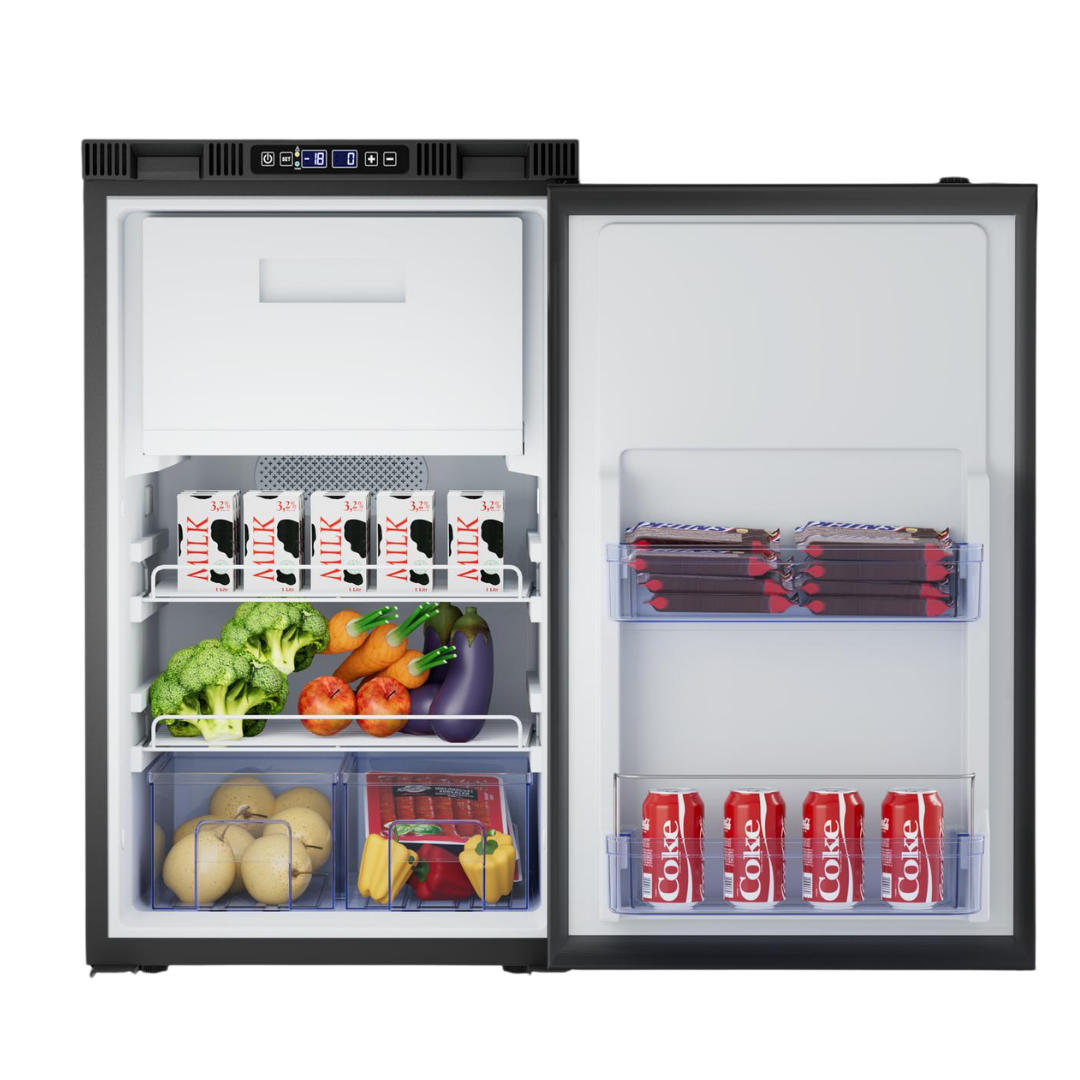 VanCool 105L DCR – kompresorová Lednice 12/24/230 V – V×Š×H: 81×47,5×53,5 cm