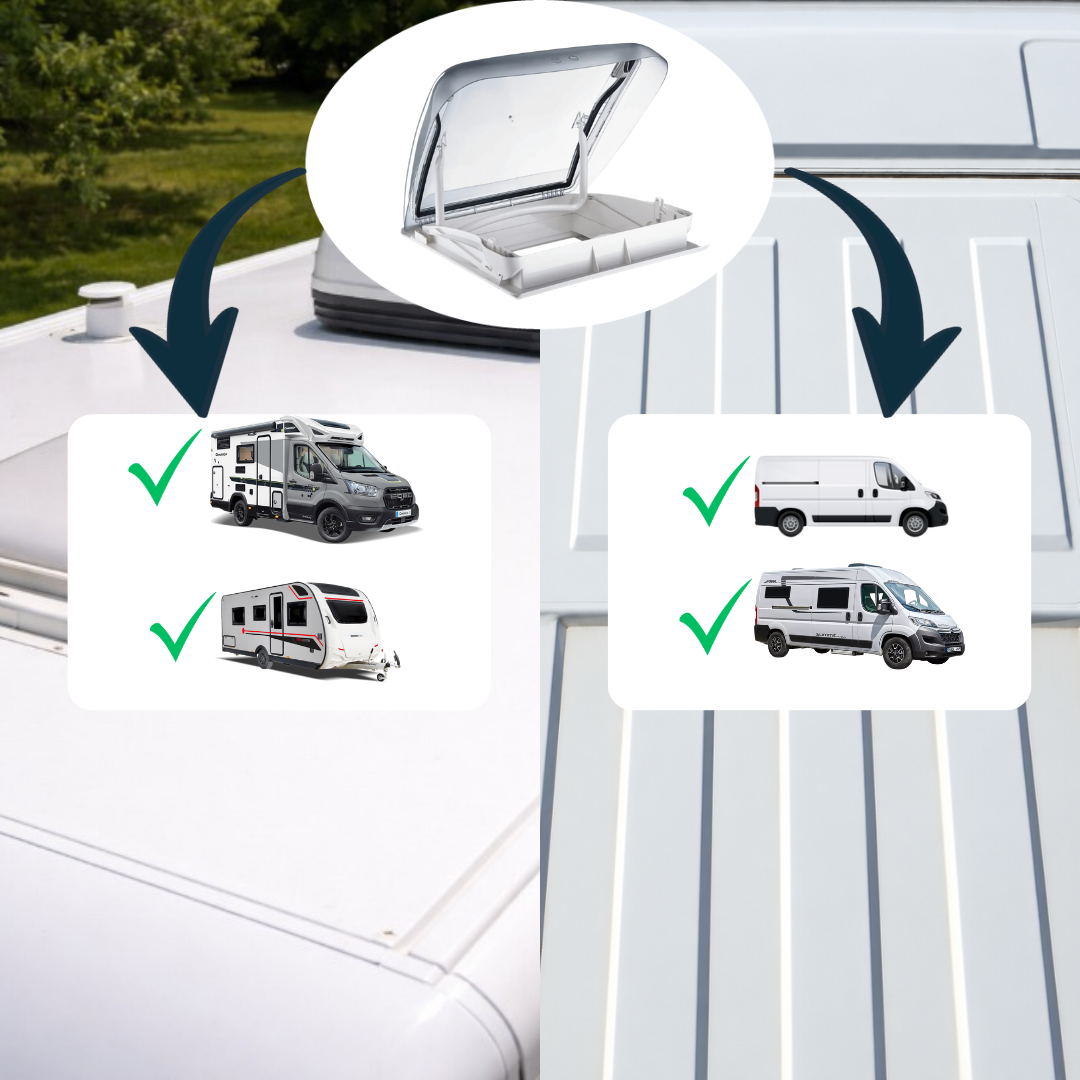 Lanterneau 40X40 STYLE - Spécial vans aménagés et camping-cars