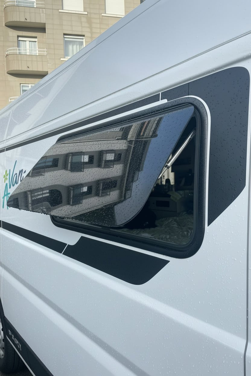 Baie projetable SHADE - avec store et moustiquaire - Vanlife - Store