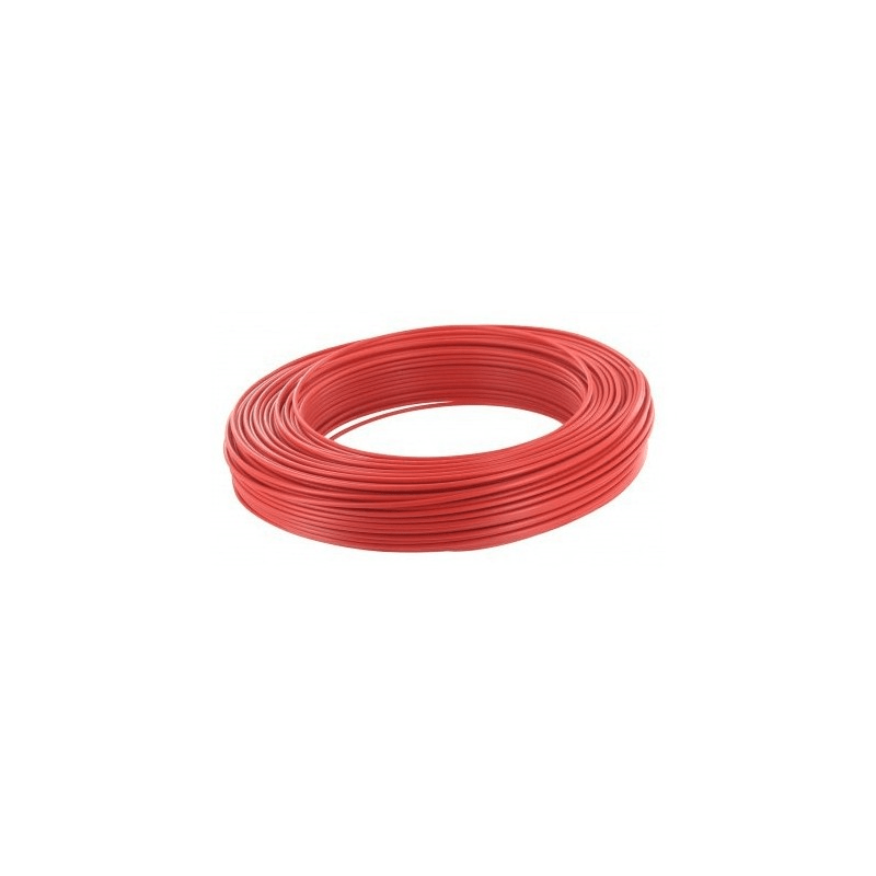 Câble souple H07V - K 2,5mm ROUGE Couronne 100m - Vanlife - Store