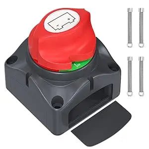 Coupe - circuit de batterie 12V – Interrupteur de batterie pour camping - car, voiture, bateau, et applications marines - Vanlife - Store
