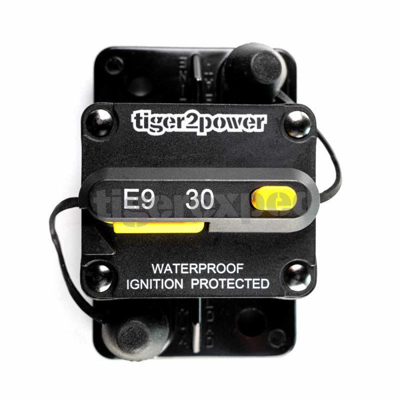 Disjoncteur avec interrupteur de réarmement M6 (1/4") 30A - Vanlife - Store