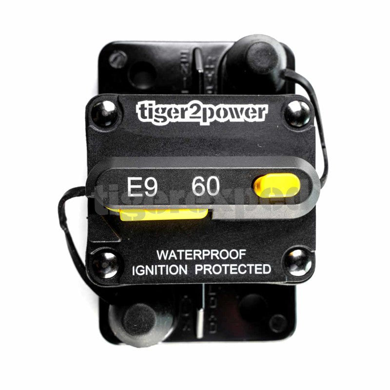 Disjoncteur avec interrupteur de réarmement M6 (1/4") 60A - Vanlife - Store