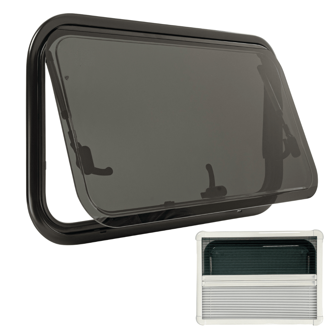 Fenêtre SHADE 500 x 350 - avec store et moustiquaire - Vanlife-Store