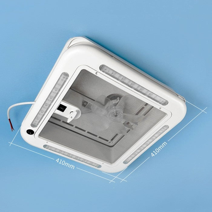 Lanterna TURBO VENT (Bianco / Grigio trasparente)