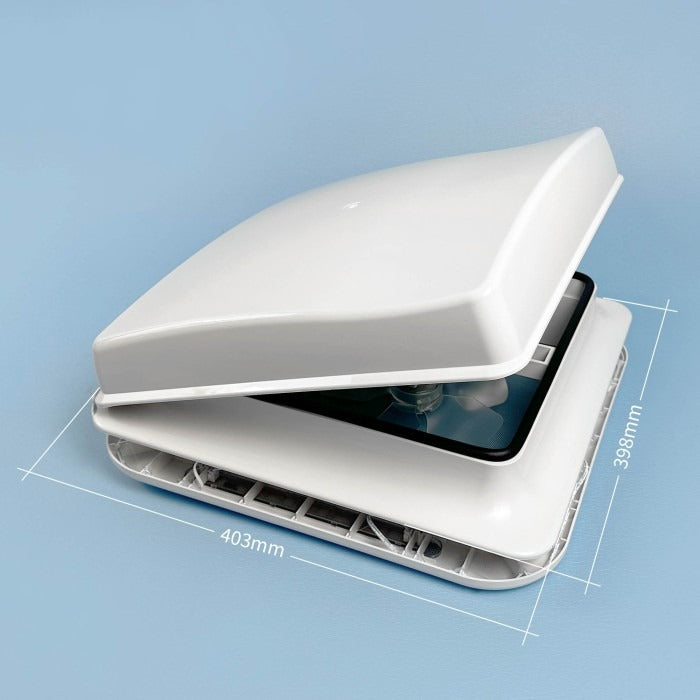 Lanterna TURBO VENT (Bianco / Grigio trasparente)
