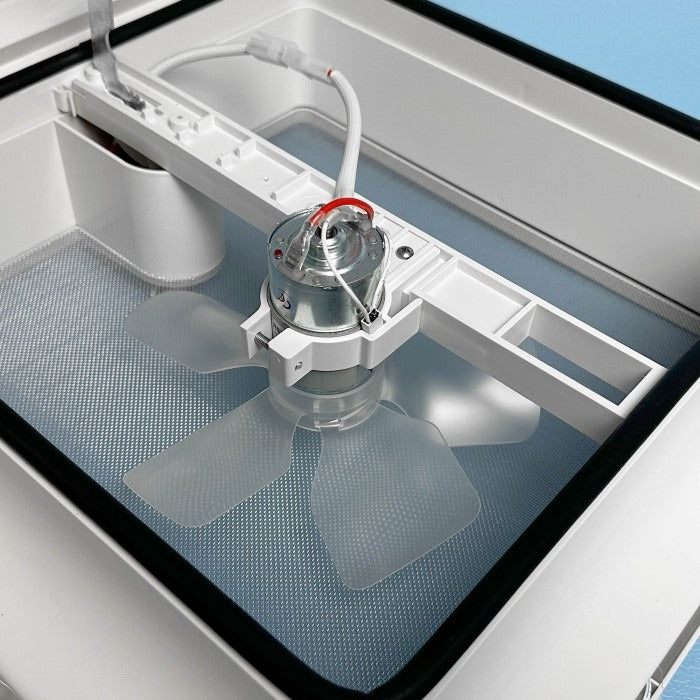 Lanterna TURBO VENT (Bianco / Grigio trasparente)