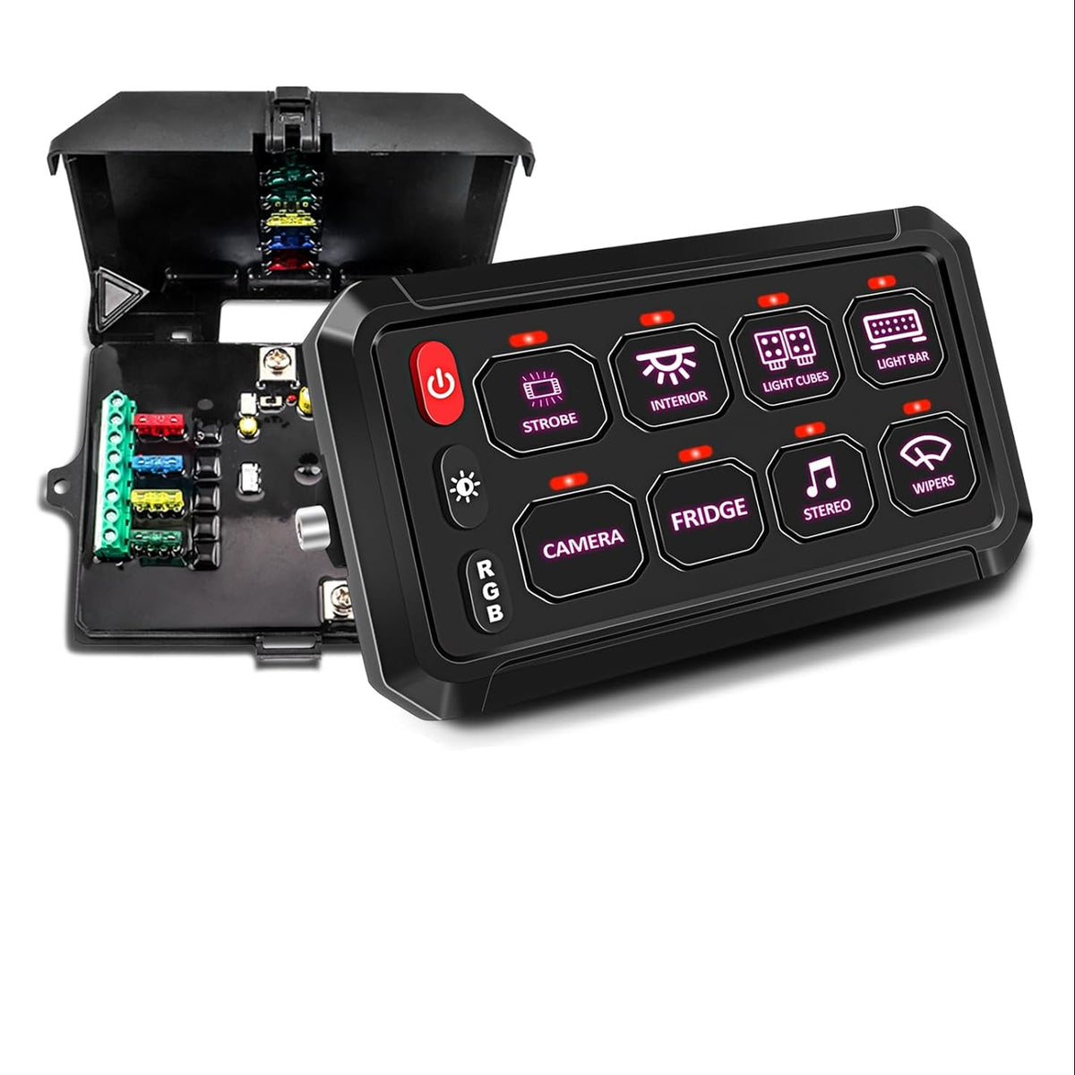 Interrupteur connecté / boitier de distribution 12V/24V – spécial camping - cars et vans aménagés - Vanlife - Store