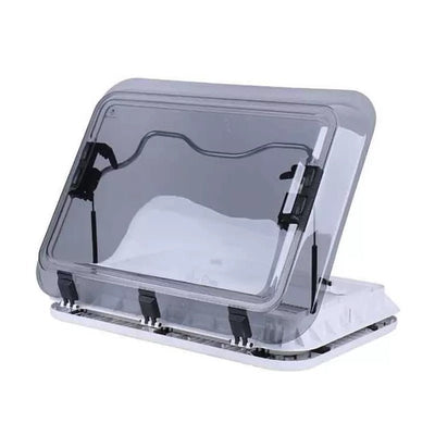 Dakluik PANORAMA LED 50 x 70 GREY - speciaal voor Campervan (ventilatie 150cm²)