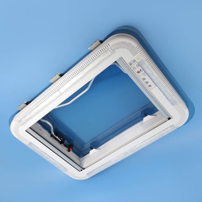 Lanterneau PANORAMA LED 50 x 70 GREY - spécial vans aménagés (aération 150cm²) - Vanlife-Store