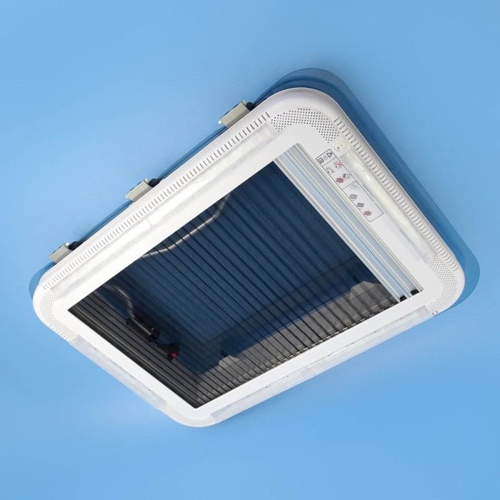 Lanterneau PANORAMA LED 50 x 70 GREY - spécial vans aménagés (aération 150cm²) - Vanlife-Store