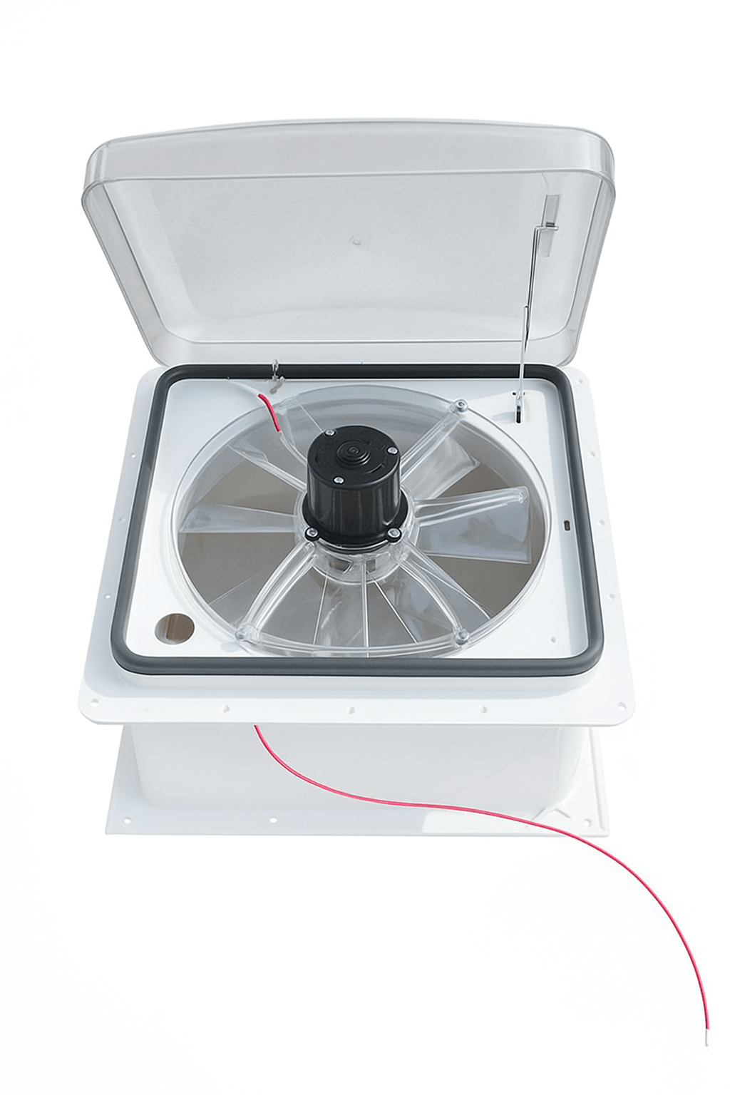 Lanterneau Ventilateur VANLIFE 36x36 - schéma dimensions - Vanlife Store