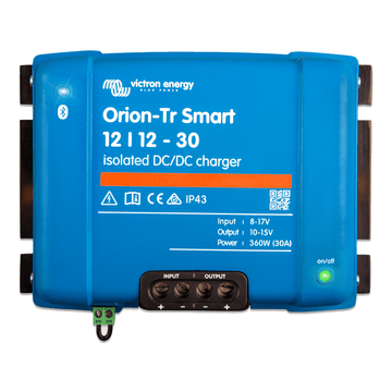 VICTRON Orion-Tr Smart 12/12-30A Isolé – Chargeur DC/DC 12V avec Bluetooth, Compatible Euro 5 & 6