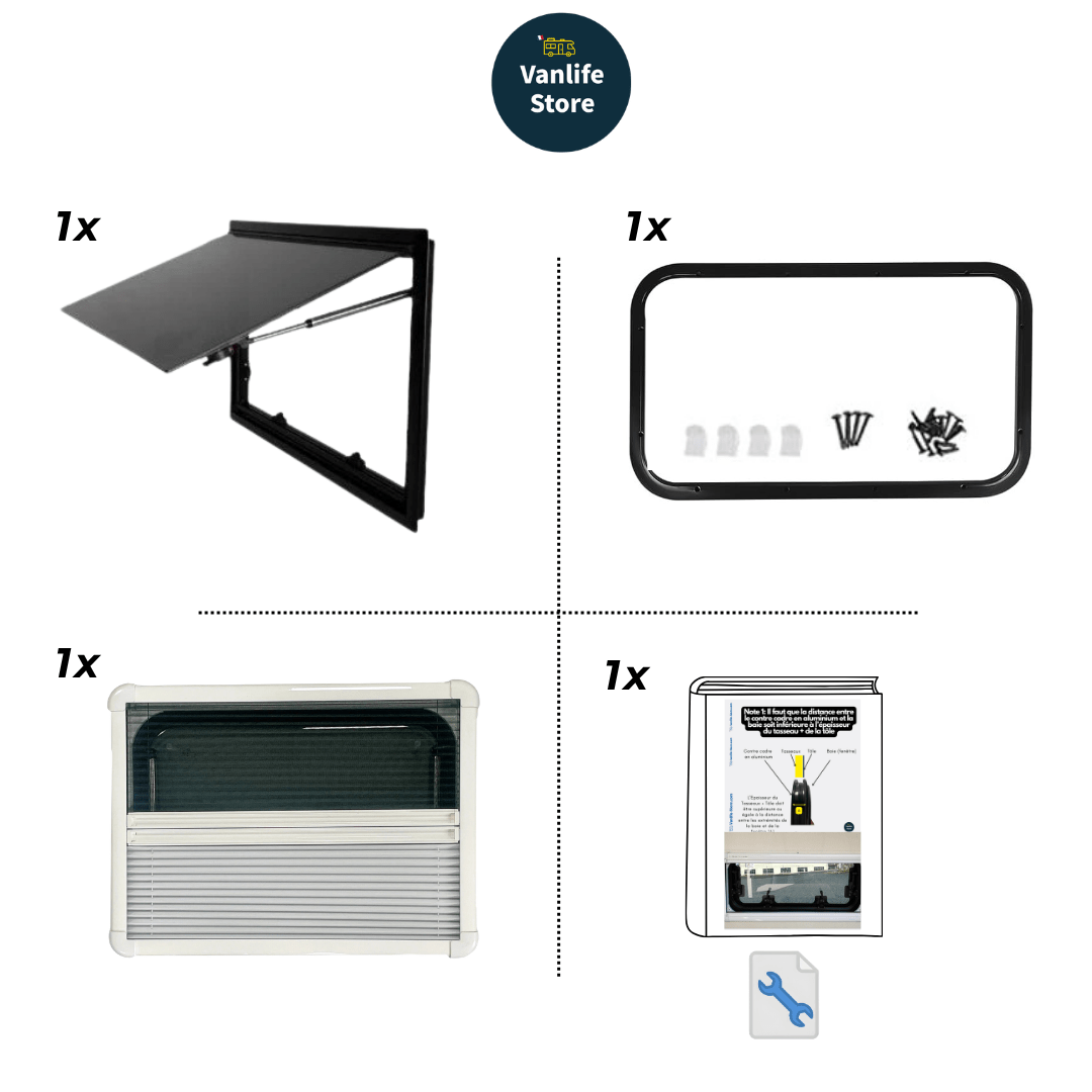 Pack Baie projetable SQUARE + SIKAFLEX - Vanlife - Store