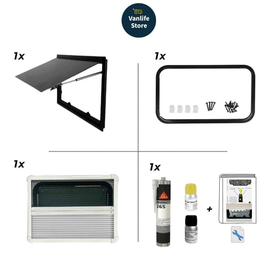 Pack Baie projetable SQUARE + SIKAFLEX - Vanlife - Store