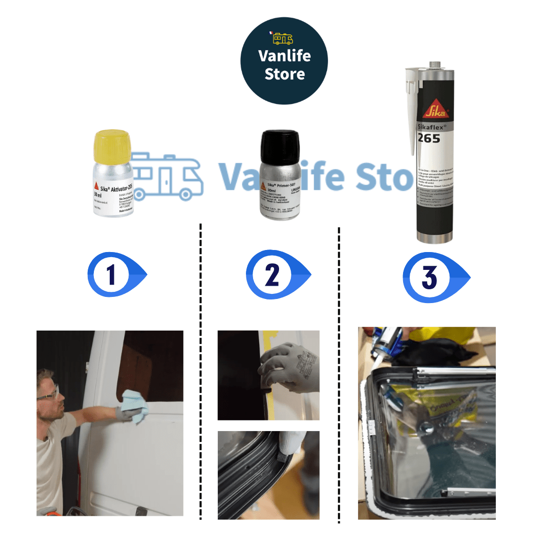 Pack Sikaflex pour Fenêtres - Vanlife-Store