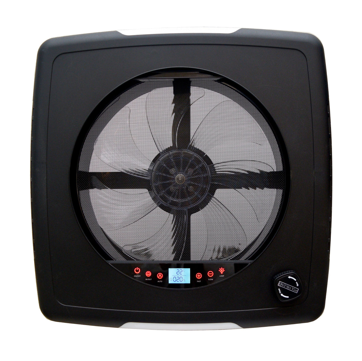 Střešní okno Ventilátor VANVENT 400x400 ŠEDÝ