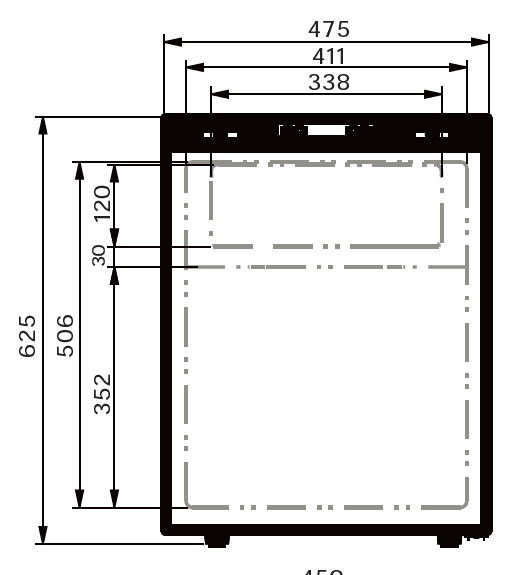Réfrigérateur à Compression 12V VanCool 60L (HxLxP : 81x47x45 - 75W) - Vanlife - Store