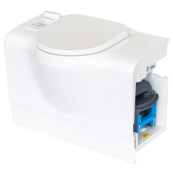Toilettes - cassette rabattables pour camping car - avec chasse 12V - Vanlife - Store