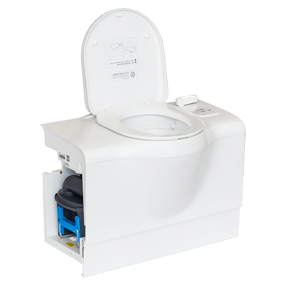 Toilettes - cassette rabattables pour camping car - avec chasse 12V - Vanlife - Store