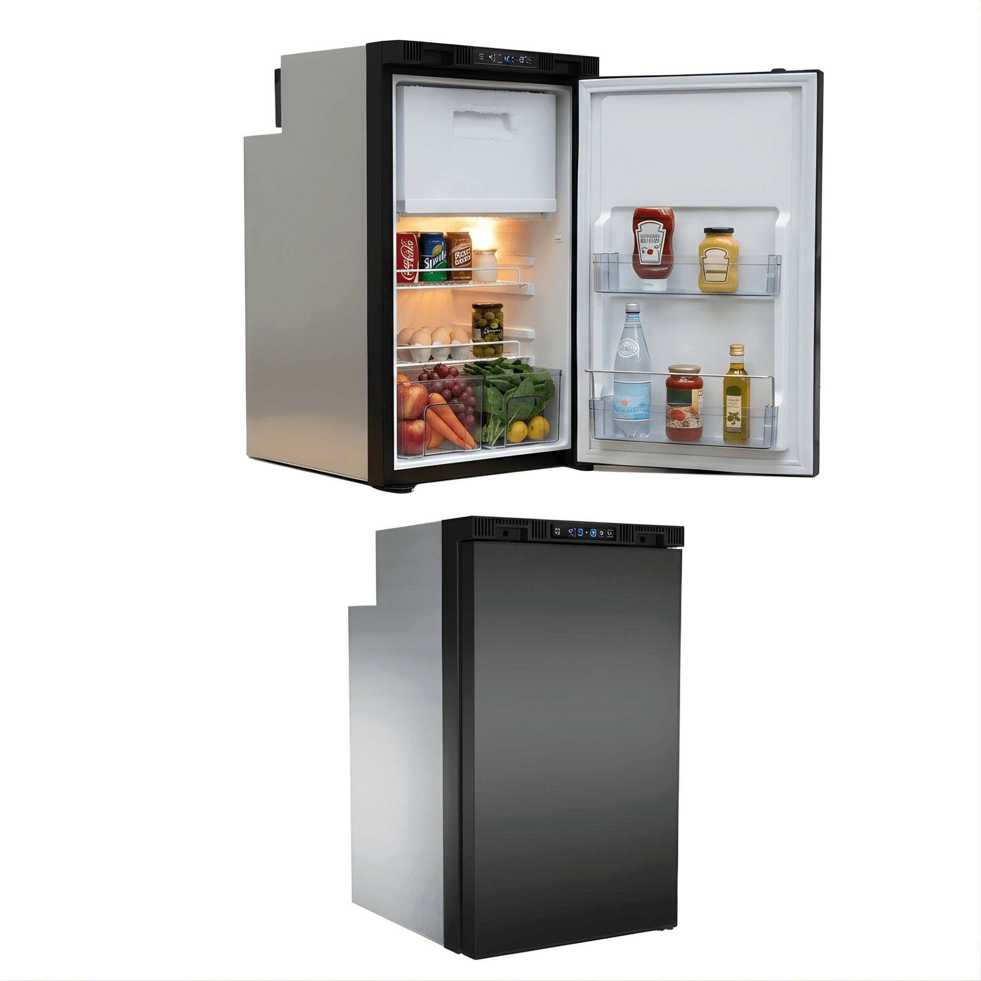 VANCOOL 105L - Frigo à Compression 12/24/230V - HxLxP : 81x47,5x53,5cm - Vanlife - Store