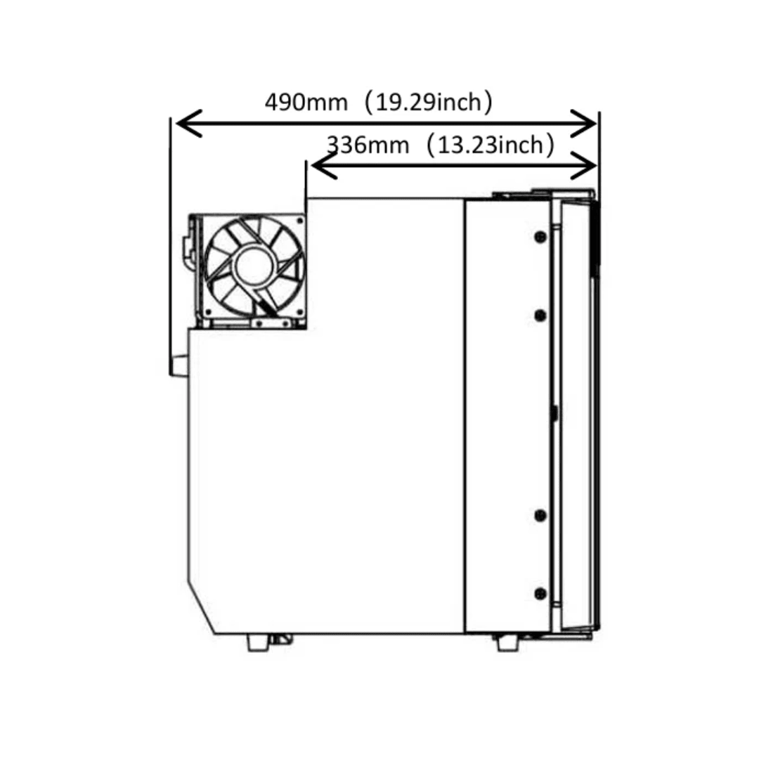VANCOOL 50L SVR - Frigo à compression 12/24v - LxHxP : 38x53x49 cm (40W) - Vanlife - Store