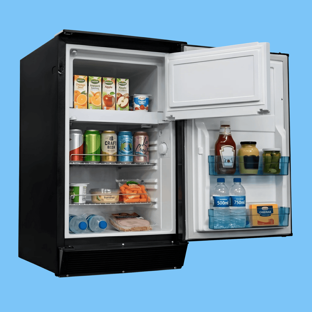 VANCOOL 76L BCD Réversible - Frigo 12V à compression – HxLxP : 75x43x54cm - Vanlife-Store
