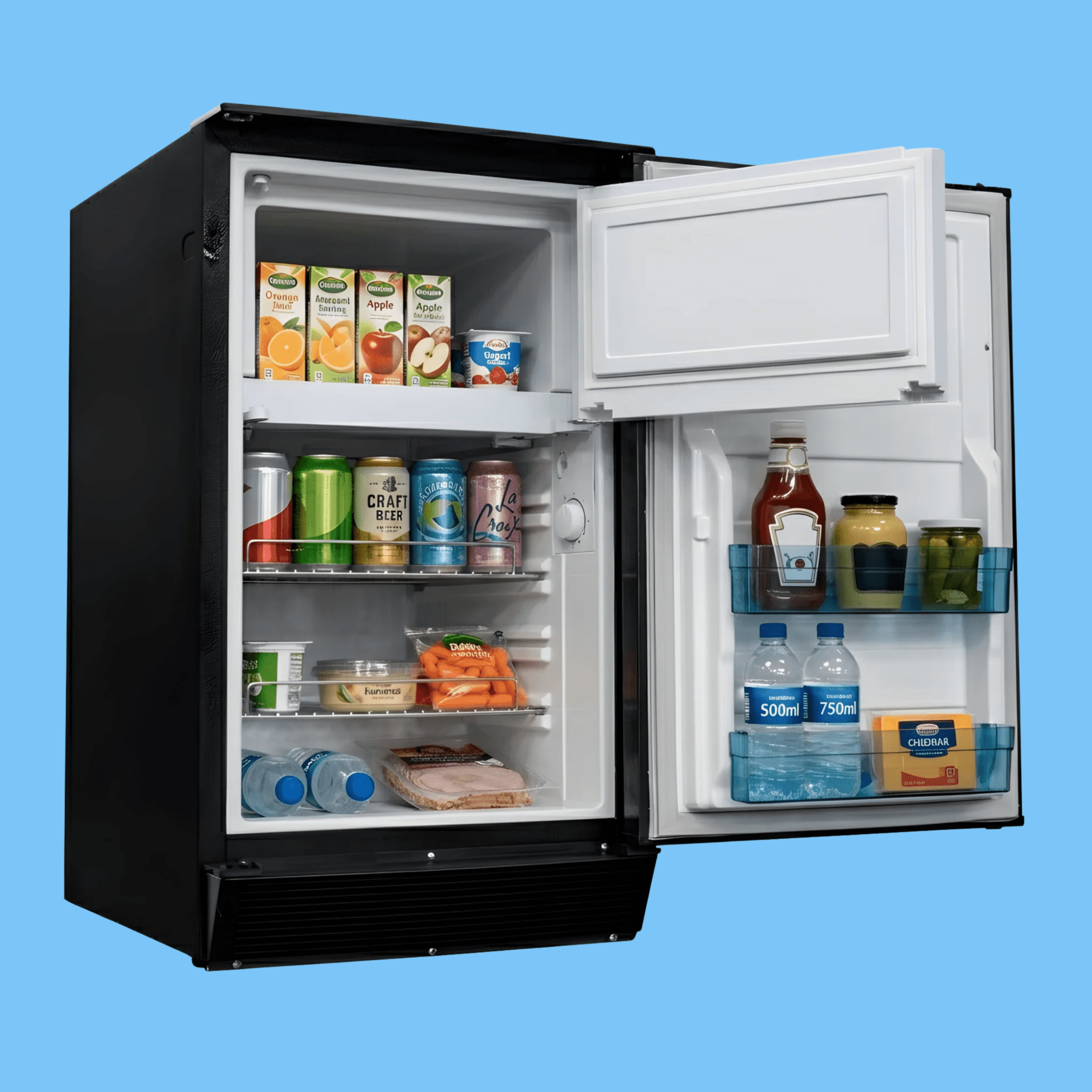 VANCOOL 76L BCD Réversible - Frigo 12V à compression – HxLxP : 75x43x54cm - Vanlife-Store